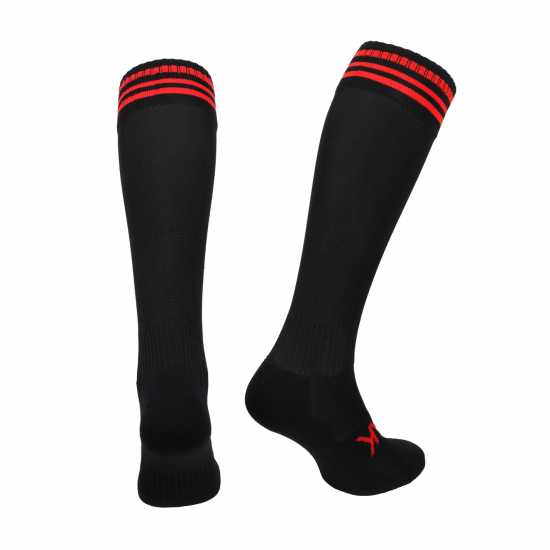 Atak Sports Bars Socks Junior Черно/Червено Детски чорапи