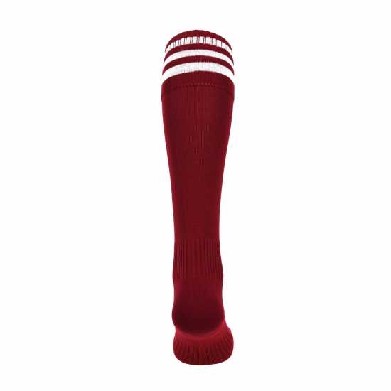 Atak Sports Atak Bars Socks Junior Maroon/White 
