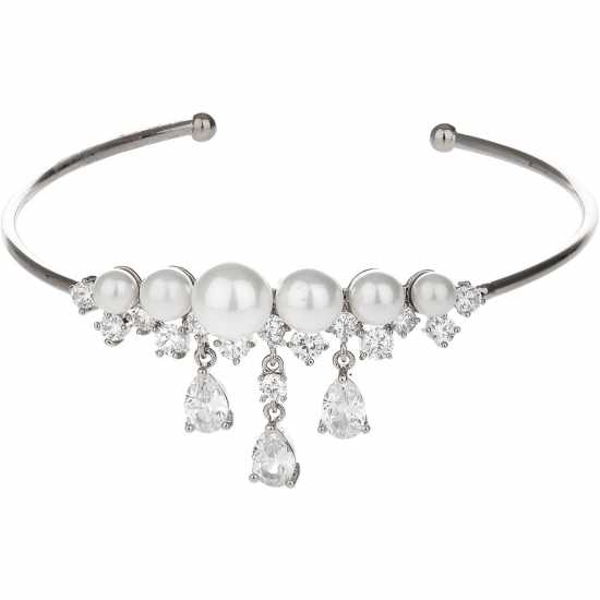 Pearl With Cubic Surround Cuffs  
