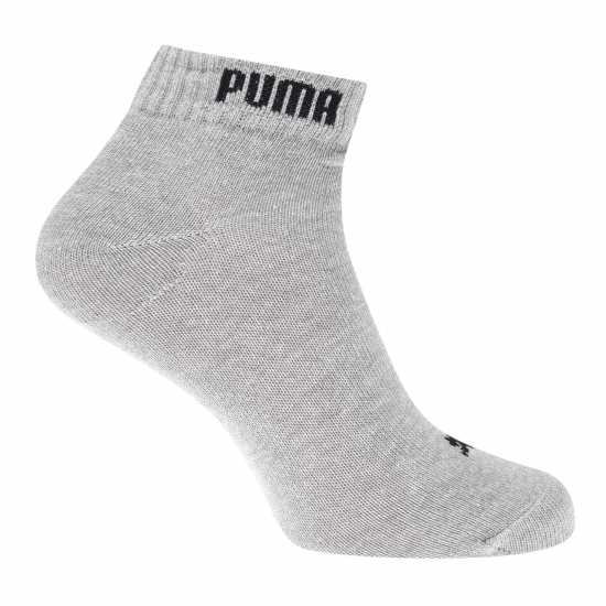 Puma 3Бр 3/4 Мъжки Чорапи 3 Pack Quarter Socks Mens  Мъжки чорапи