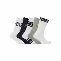 Lyle And Scott Lyle 5 Pk Socks Sn99  