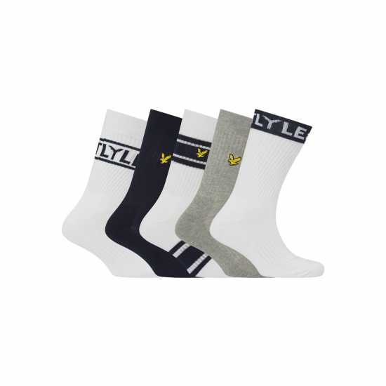 Lyle And Scott Lyle 5 Pk Socks Sn99  