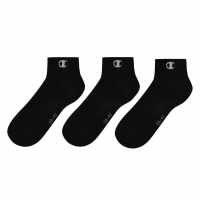 Champion 3 Чифта Чорапи Logo Quarter 3 Pack Socks Womens  Дамски чорапи