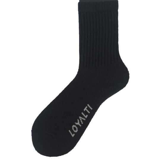 Детски чорапи Loyalti 8 Pack Logo Crew Socks Juniors Loyalti 8 Pack Logo Crew Socks Juniors Детски чорапи