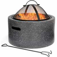 Vonhaus Fire Pit – 2 In 1 Firepit With Bbq Cooking