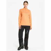 Ziener Jenita Half Zip Fleece Womens Оранжево Дамски полар