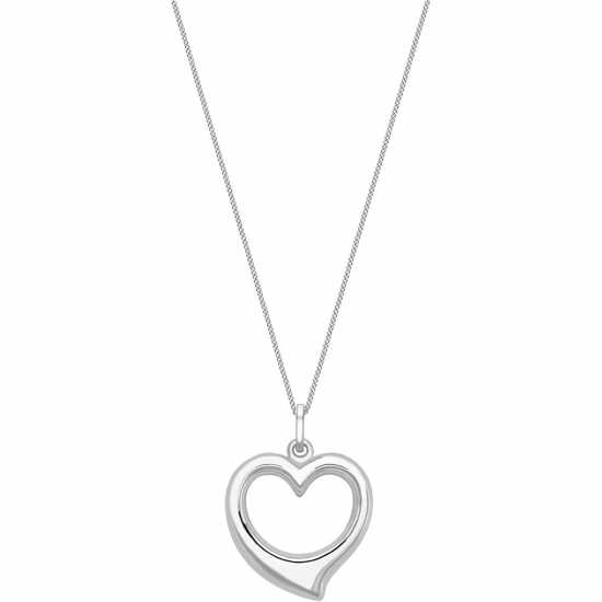 9Ct White Gold Heart Necklace  Подаръци и играчки