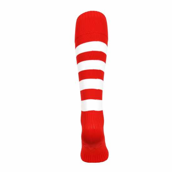 Atak Hoop Socks Senior Red/White - Мъжки чорапи