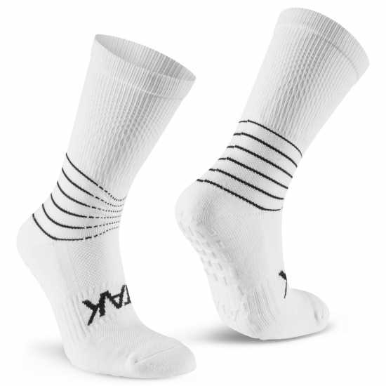 Atak Sports C Grip Mid Socks Senior White Atak Sports C Grip Mid Socks Senior White
