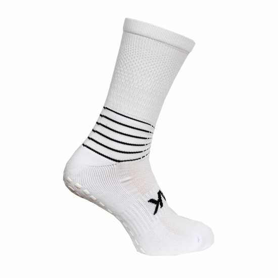 Atak Sports C Grip Mid Socks Senior White Atak Sports C Grip Mid Socks Senior White