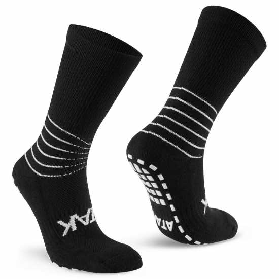 Atak Sports C Grip Mid Socks Senior Black Atak Sports C Grip Mid Socks Senior Black