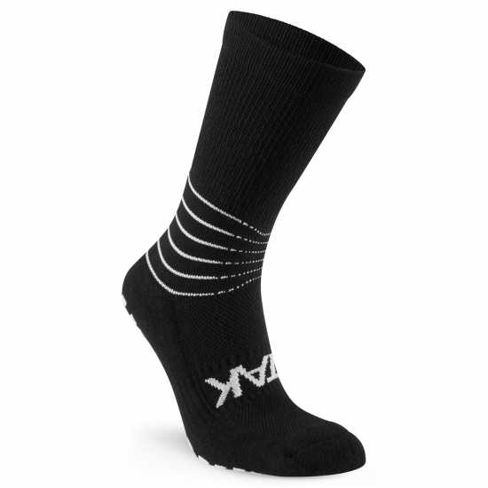 Atak Sports C Grip Mid Socks Senior Black Atak Sports C Grip Mid Socks Senior Black