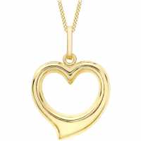 9Ct Yellow Gold Heart Necklace