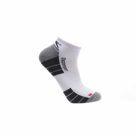 Slazenger 3 Чифта Спортни Чорапи 3 Pack Trainer Socks Mens Бяло 