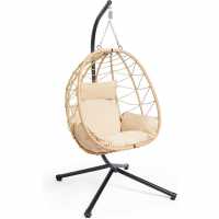 Vonhaus Garden Egg Chair & Stand