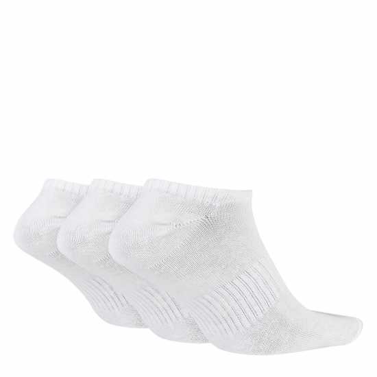 Nike 3 Pack No Show Socks Mens Бяло Атлетика
