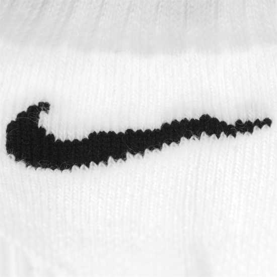 Nike 3 Pack No Show Socks Mens White Мъжки чорапи