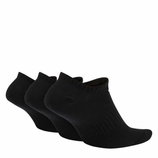 Nike 3 Pack No Show Socks Mens Черно Атлетика