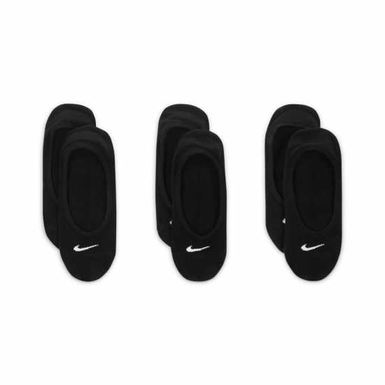 Дамски чорапи Nike 3 Pack Invisible Socks Ladies Черно/Бяло Nike 3 Pack Invisible Socks Ladies Черно/Бяло Дамски чорапи