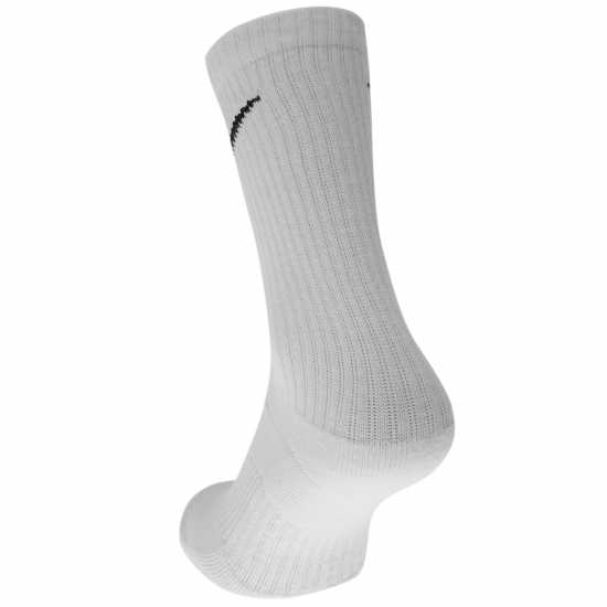 Nike Everyday 3 Pack Cotton Cushioned Crew Socks Бяло/Черно Мъжки чорапи