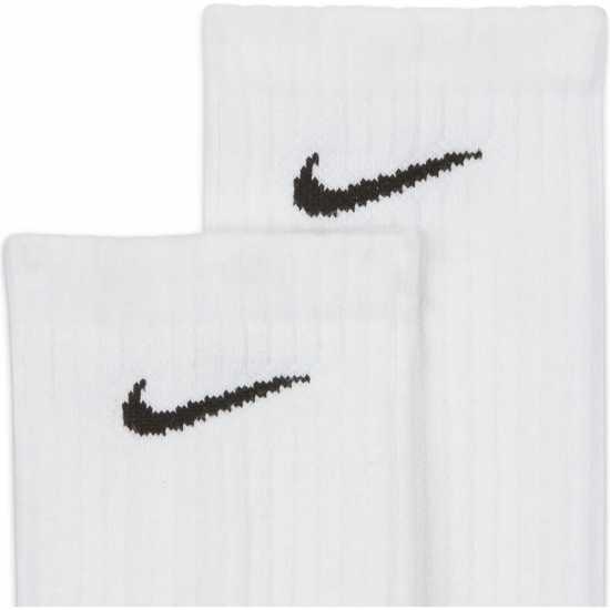 Nike Everyday 3 Pack Cotton Cushioned Crew Socks Бяло/Черно Мъжки чорапи