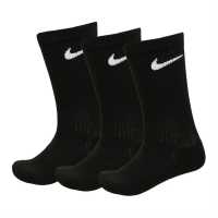Nike Everyday 3 Pack Cotton Cushioned Crew Socks Черно/Бяло Мъжки чорапи