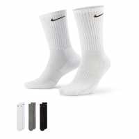 Nike Мъжки Чорапи Everyday 3 Pack Cotton Cushioned Crew Socks Mens