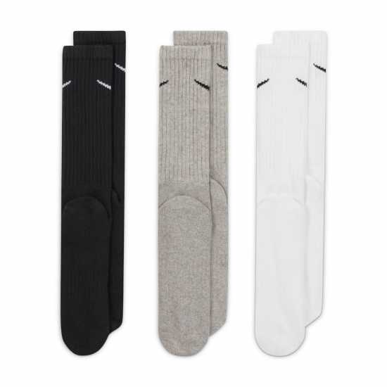 Nike Everyday 3 Pack Cotton Cushioned Crew Socks Многоцветно Мъжки чорапи