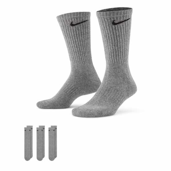 Nike Everyday 3 Pack Cotton Cushioned Crew Socks Многоцветно Nike Everyday 3 Pack Cotton Cushioned Crew Socks Многоцветно