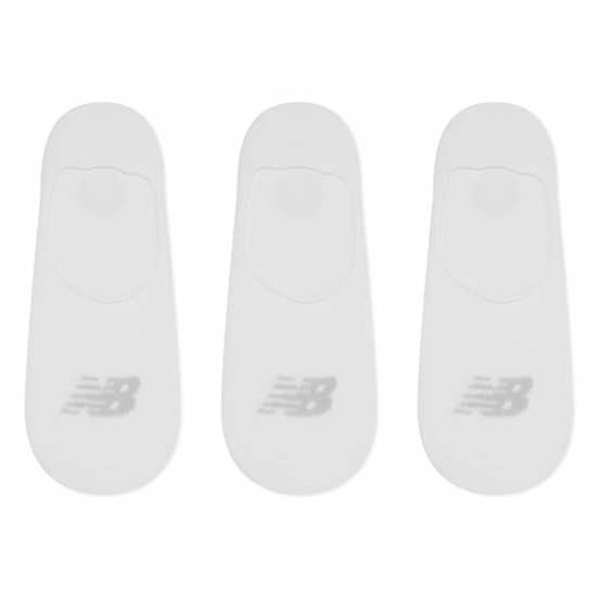 Мъжки чорапи New Balance No Show 3Pk 99 Бяло New Balance No Show 3Pk 99 Бяло Мъжки чорапи