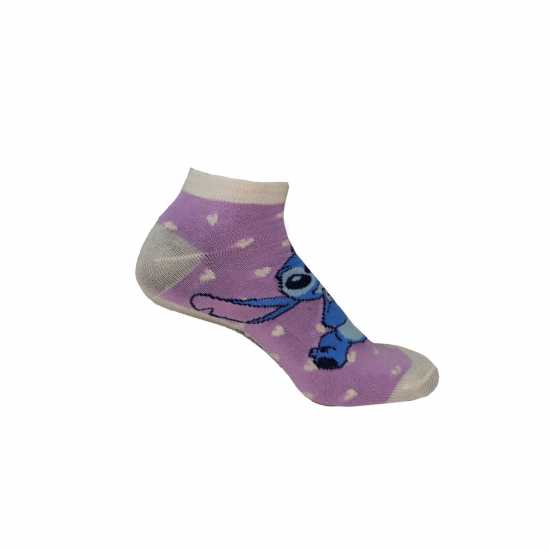 Character Womens 5 Pack Stitch Trainer Socks Multi 