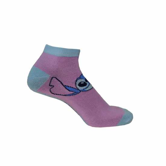 Character Womens 5 Pack Stitch Trainer Socks Multi 