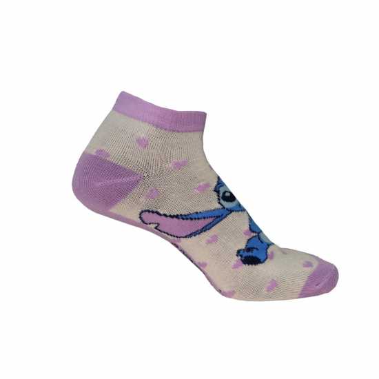 Character Womens 5 Pack Stitch Trainer Socks Multi 