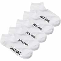 Детски чорапи Jack And Jones Dongo Socks 5-Pack Childens Бяло Jack And Jones Dongo Socks 5-Pack Childens Бяло Детски чорапи
