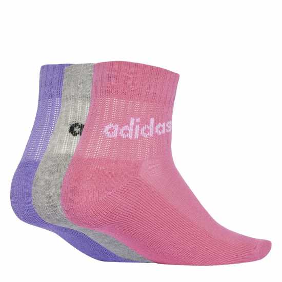 Детски чорапи Adidas Linear Ankle Socks 5 Pairs Kids Adidas Linear Ankle Socks 5 Pairs Kids Детски чорапи
