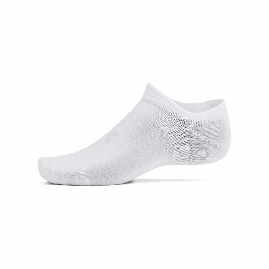 Under Armour No Show Sock 6Pk White Дамски чорапи