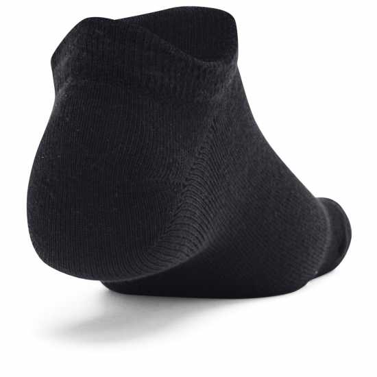 Under Armour Essential 6-Pack No-Show Socks Unisex Black/Wht/Gry 