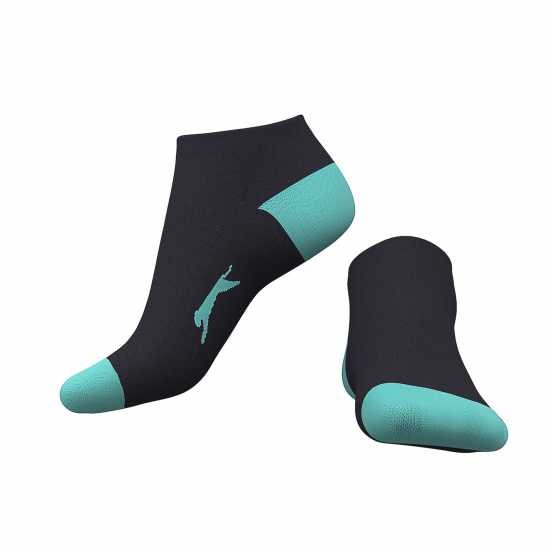 Slazenger 5Бр. Мъжки Чорапи За Маратонки 5 Pack Trainer Socks Junior Colours Детски чорапи