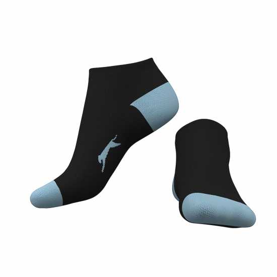 Slazenger 5Бр. Мъжки Чорапи За Маратонки 5 Pack Trainer Socks Junior Colours Детски чорапи