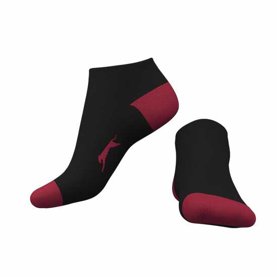 Slazenger 5Бр. Мъжки Чорапи За Маратонки 5 Pack Trainer Socks Junior Colours Детски чорапи