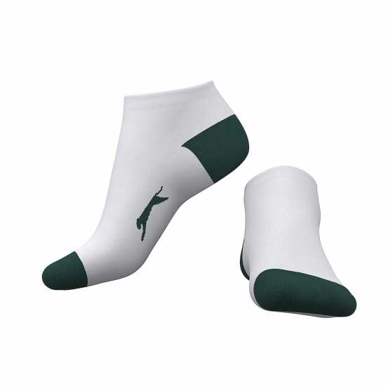 Slazenger 5Бр. Мъжки Чорапи За Маратонки 5 Pack Trainer Socks Junior Colours Детски чорапи