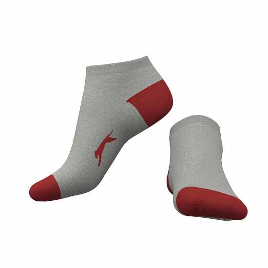 Slazenger 5Бр. Мъжки Чорапи За Маратонки 5 Pack Trainer Socks Junior Colours Детски чорапи
