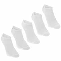 Slazenger 5Бр. Мъжки Чорапи За Маратонки 5 Pack Trainer Socks Junior Bright Asst Детски чорапи