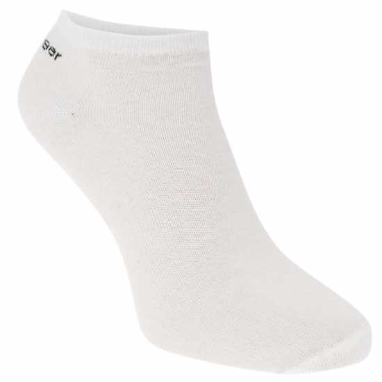 Дамски чорапи Slazenger Trainer Socks 5 Pack Ladies Бяло Slazenger Trainer Socks 5 Pack Ladies Бяло Дамски чорапи