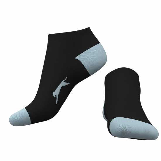 Slazenger Trainer Socks 5 Pack Ladies Colours Дамски чорапи