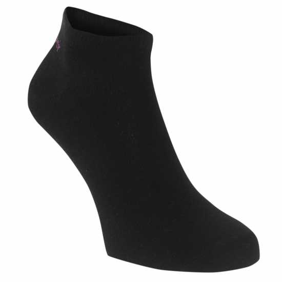 Slazenger Trainer Socks 5 Pack Ladies Тъмно асорти Дамски чорапи