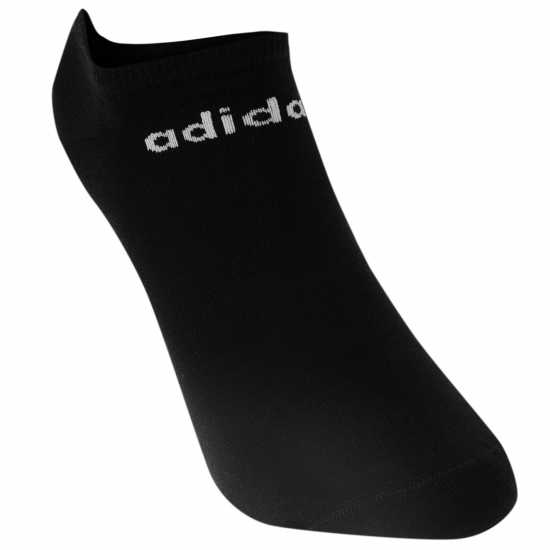 Adidas Low Cut 3 Pack No Show Socks Black/White Дамски чорапи