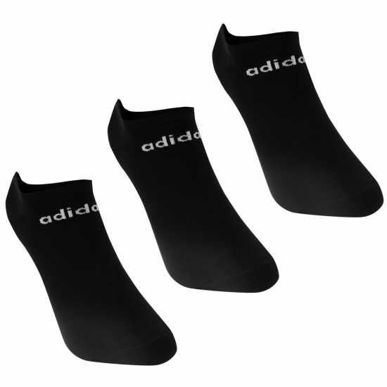 Adidas Low Cut 3 Pack No Show Socks Черно/Бяло Мъжки чорапи