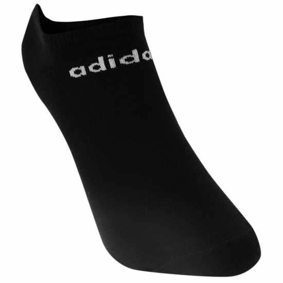 Adidas Low Cut 3 Pack No Show Socks Black/White Мъжки чорапи