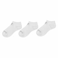 New Balance 3 Pack No Show Socks White Мъжки чорапи